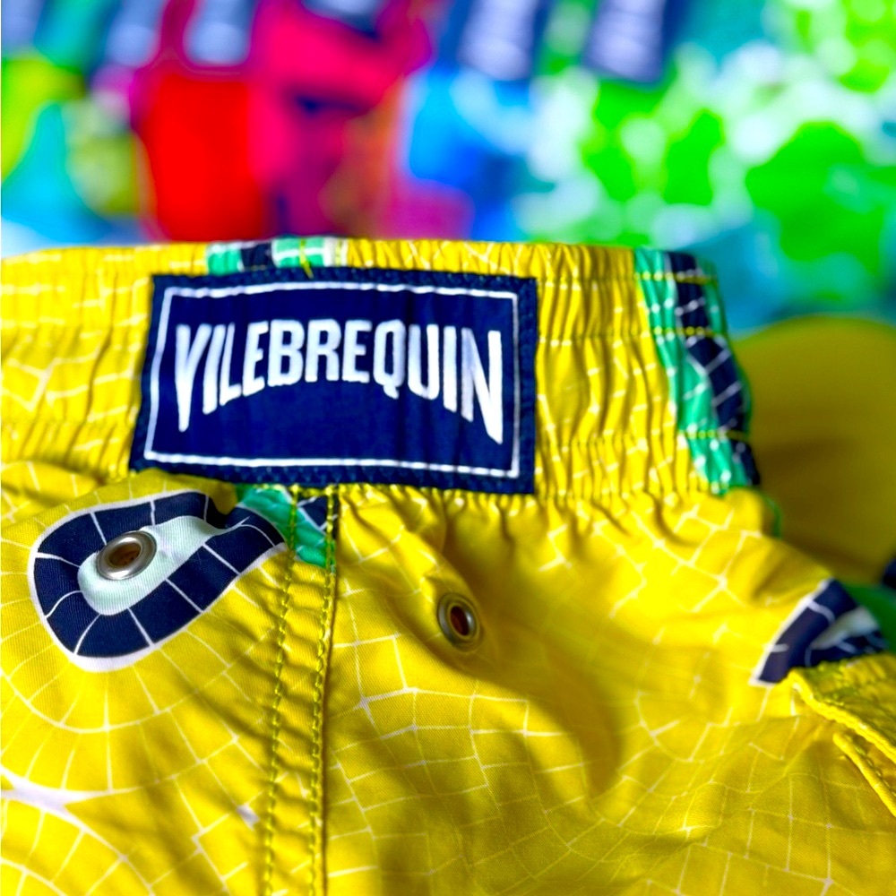 Vilebrequin Yellow Patterned Swimwear